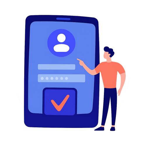 Ilustração Acesso Mobile